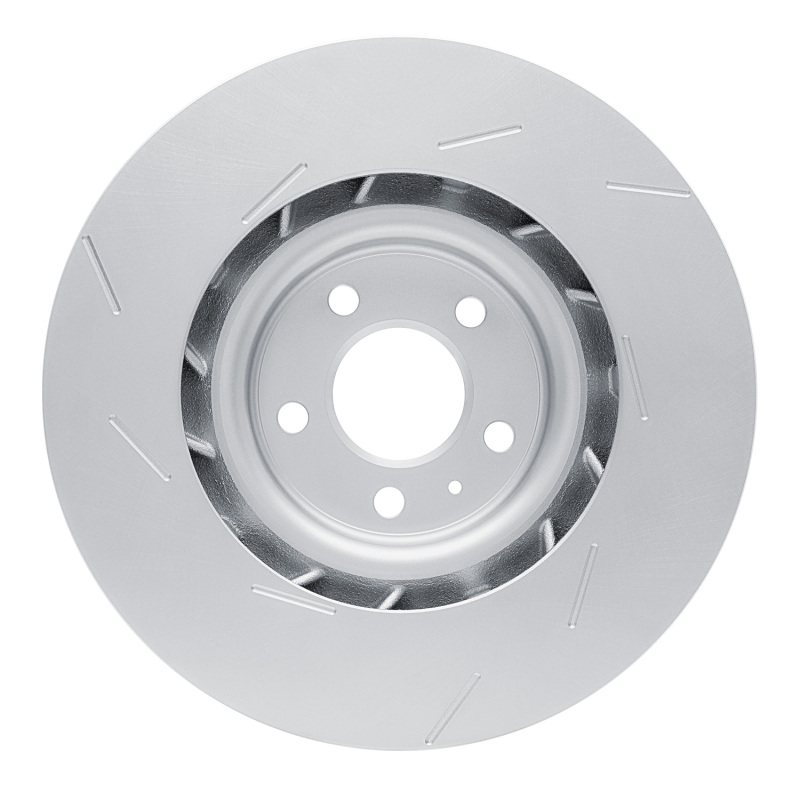 Porsche Macan Brake Rotor (1) - Front Right - R1 Concepts - Slotted GeoSPEC - `15-`23